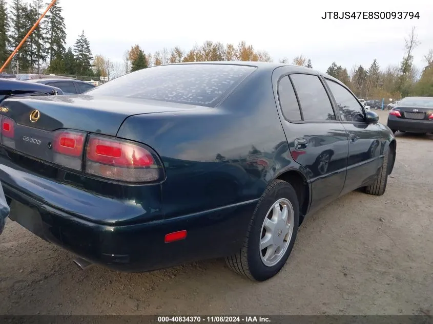 1995 Lexus Gs 300 VIN: JT8JS47E8S0093794 Lot: 40834370