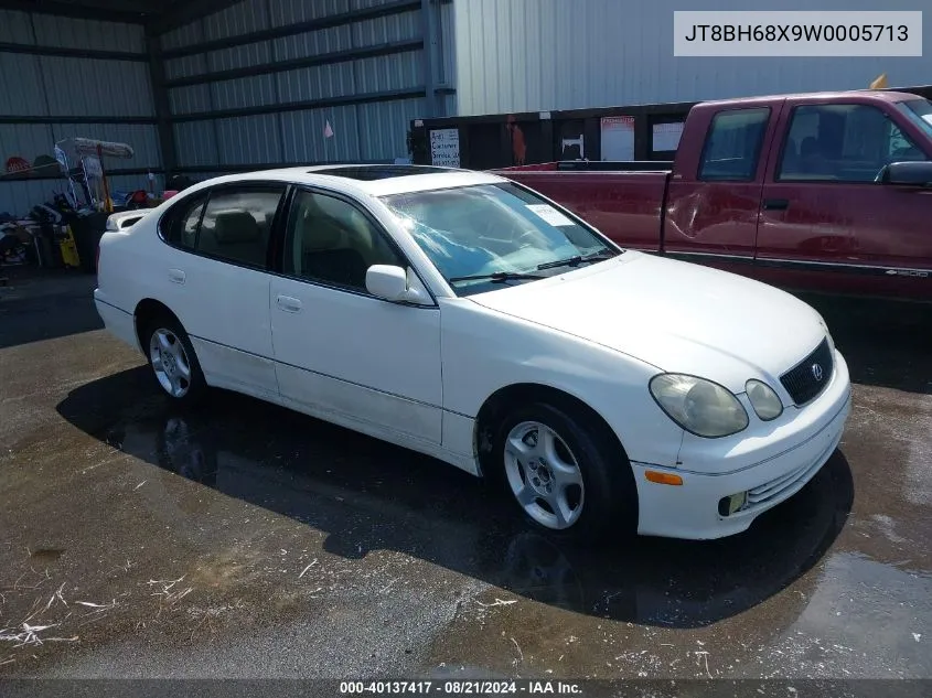 1998 Lexus Gs 400 VIN: JT8BH68X9W0005713 Lot: 40137417