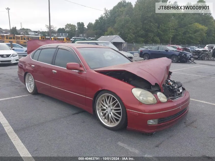 JT8BH68X3W0008901 1998 Lexus Gs 400