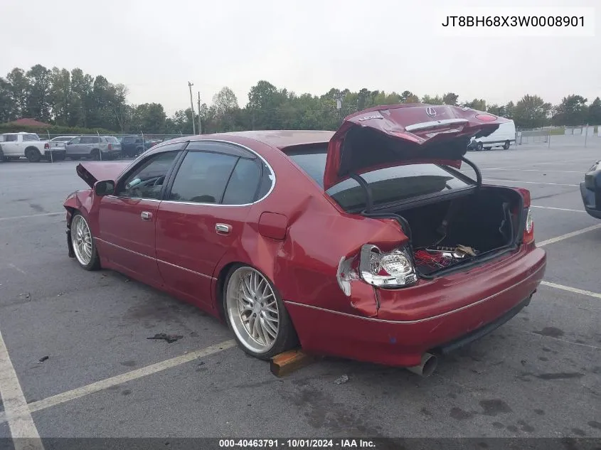 JT8BH68X3W0008901 1998 Lexus Gs 400