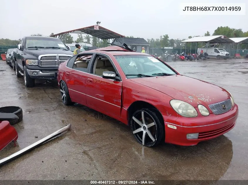 1999 Lexus Gs 400 VIN: JT8BH68X7X0014959 Lot: 40457312