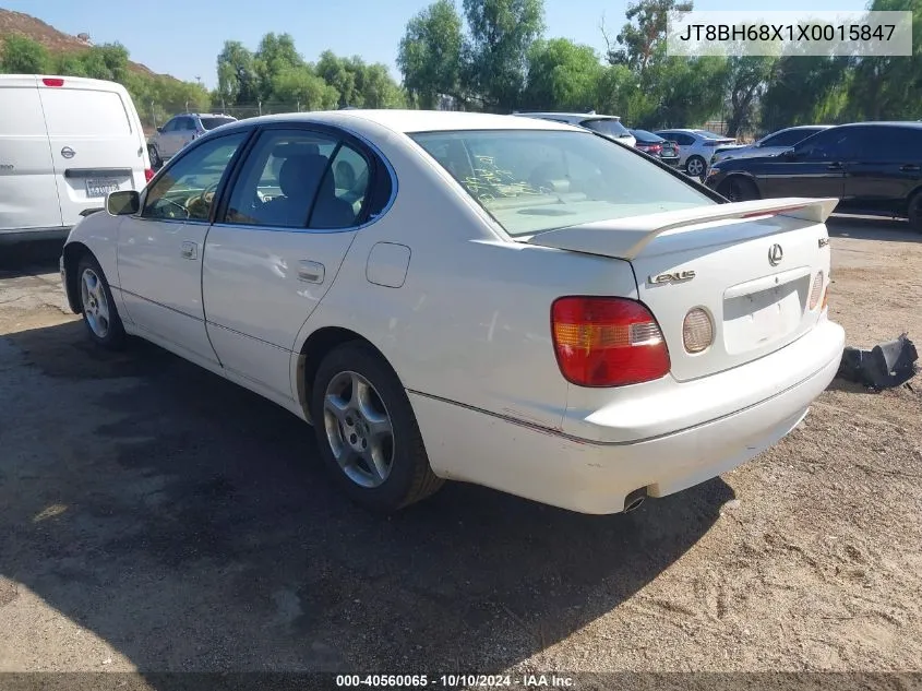 1999 Lexus Gs 400 VIN: JT8BH68X1X0015847 Lot: 40560065