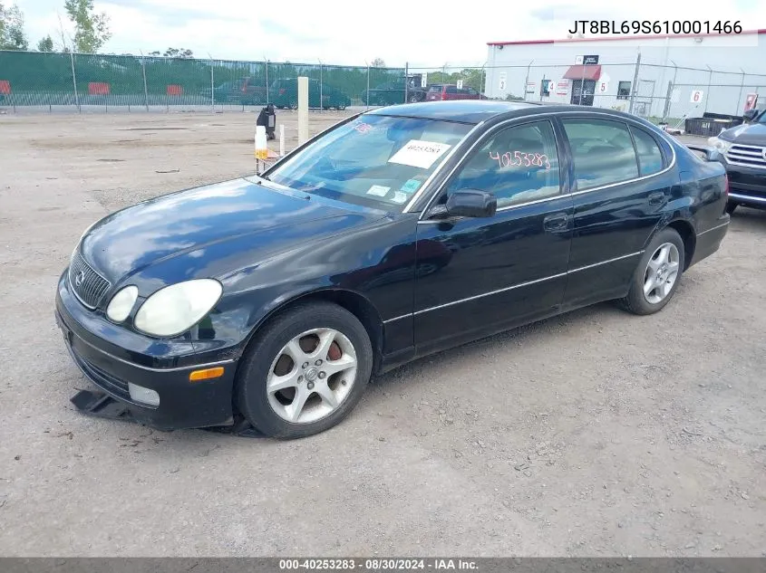 2001 Lexus Gs 430 VIN: JT8BL69S610001466 Lot: 40253283