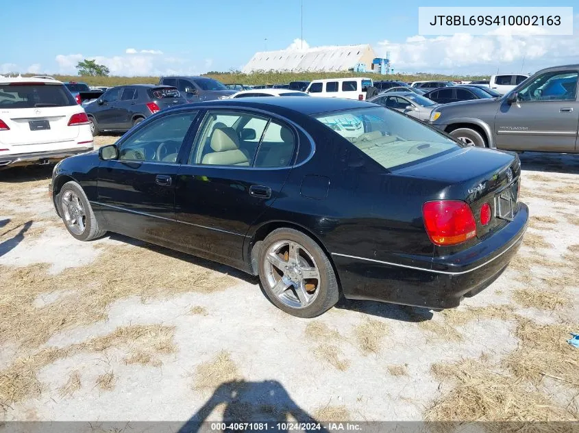 2001 Lexus Gs 430 VIN: JT8BL69S410002163 Lot: 40671081