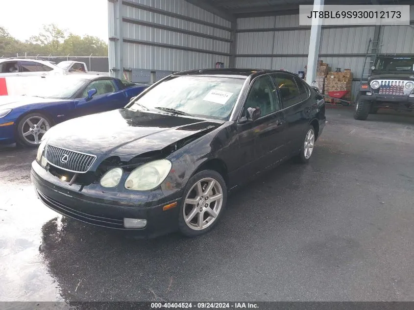 2003 Lexus Gs 430 VIN: JT8BL69S930012173 Lot: 40404524