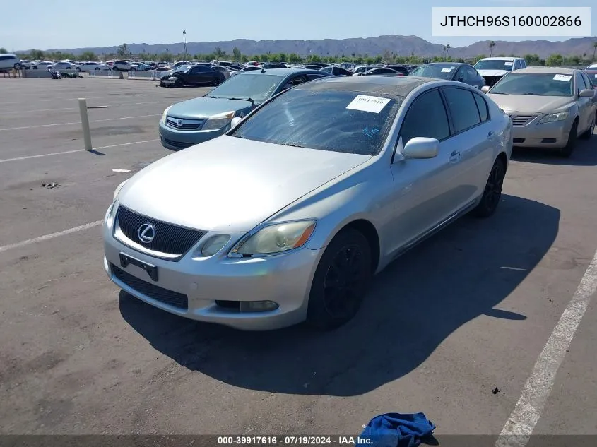 2006 Lexus Gs 300 VIN: JTHCH96S160002866 Lot: 39917616