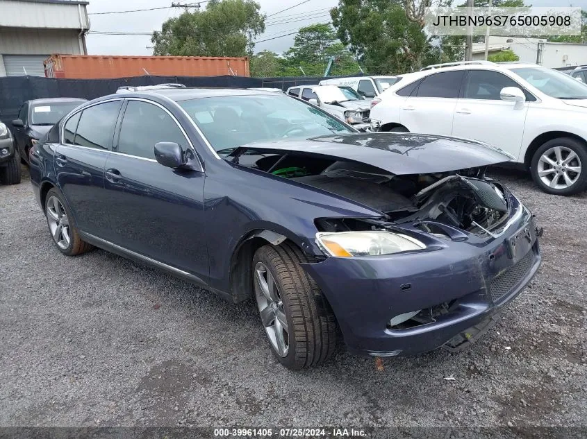 JTHBN96S765005908 2006 Lexus Gs 430