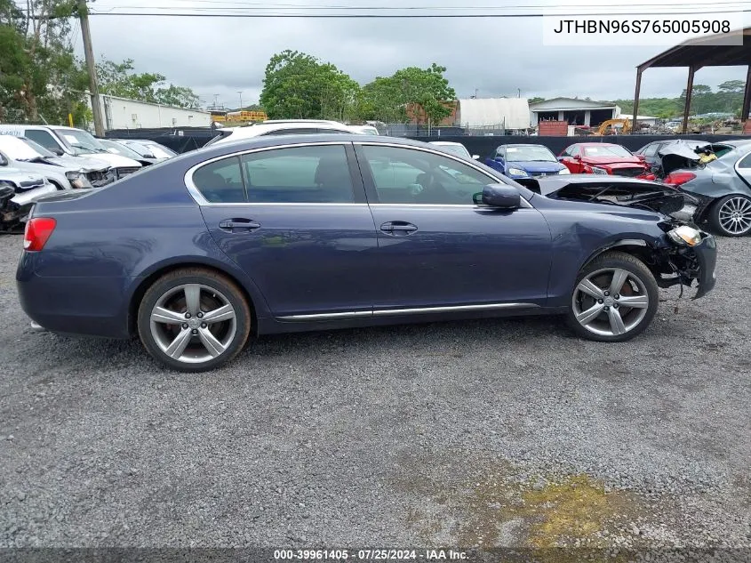 2006 Lexus Gs 430 VIN: JTHBN96S765005908 Lot: 39961405