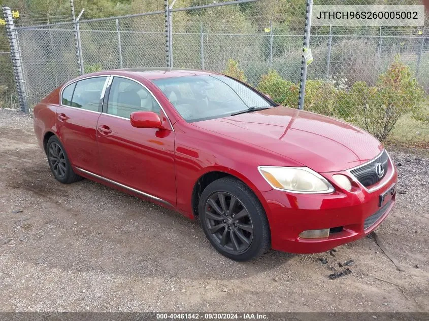 2006 Lexus Gs 300 VIN: JTHCH96S260005002 Lot: 40461542