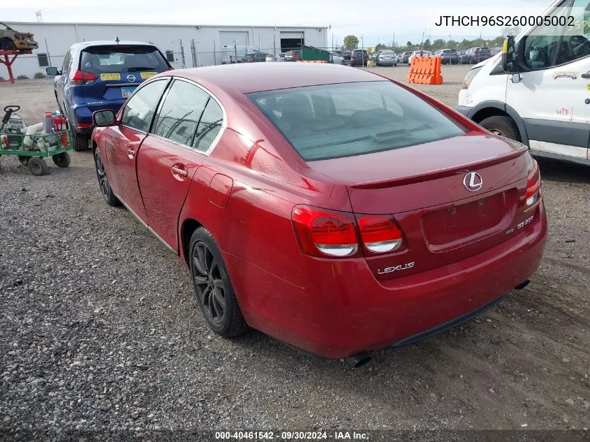 JTHCH96S260005002 2006 Lexus Gs 300