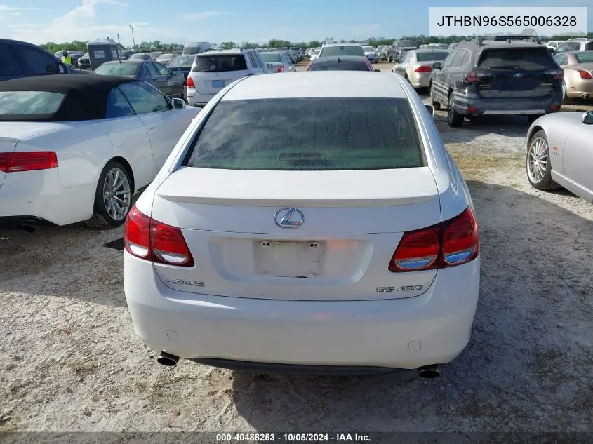 2006 Lexus Gs 430 VIN: JTHBN96S565006328 Lot: 40488253