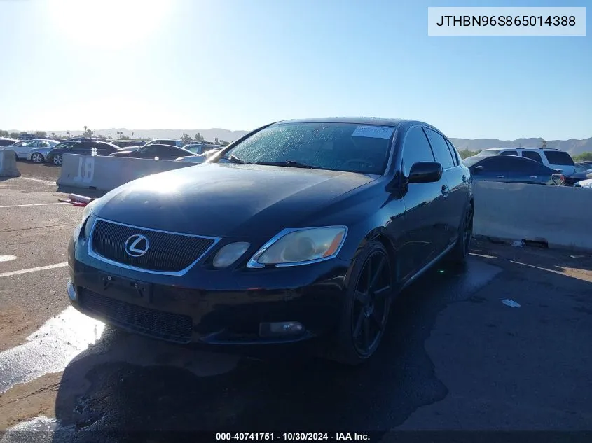 2006 Lexus Gs 430 VIN: JTHBN96S865014388 Lot: 40741751