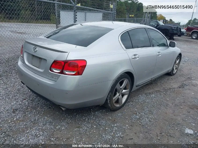 2006 Lexus Gs 430 VIN: JTHBN96S465015490 Lot: 40769486