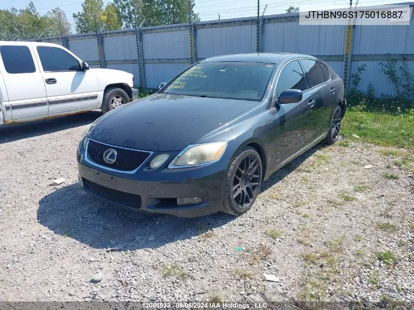 2007 Lexus Gs 430 VIN: JTHBN96S175016887 Lot: 12088533