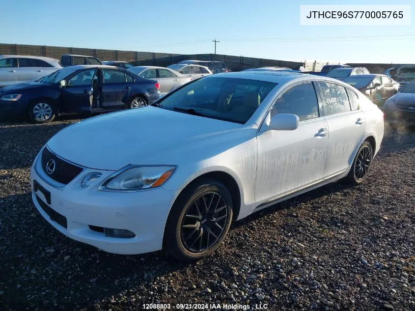 2007 Lexus Gs 350 VIN: JTHCE96S770005765 Lot: 12088803