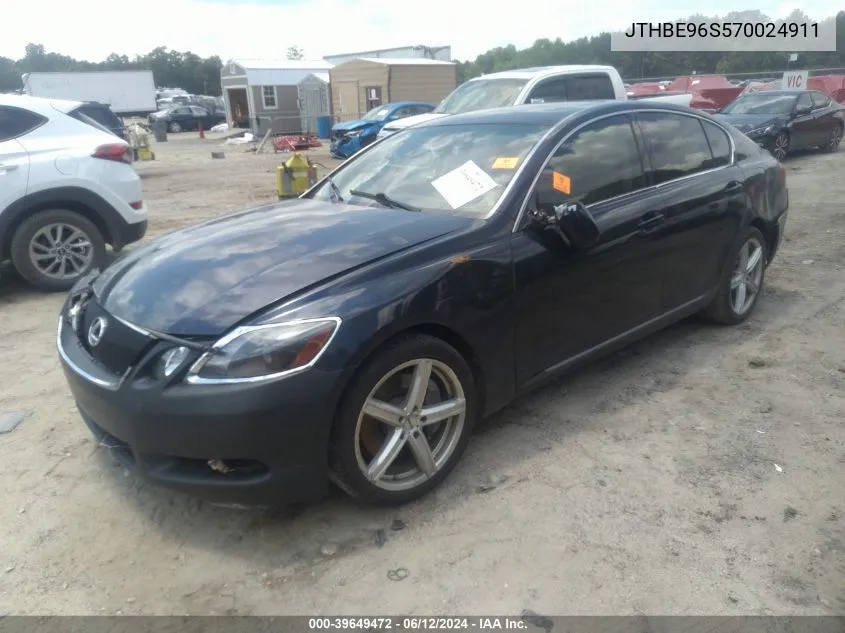 2007 Lexus Gs 350 VIN: JTHBE96S570024911 Lot: 39649472