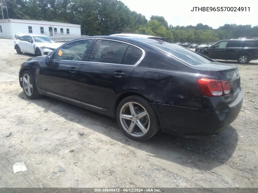 JTHBE96S570024911 2007 Lexus Gs 350