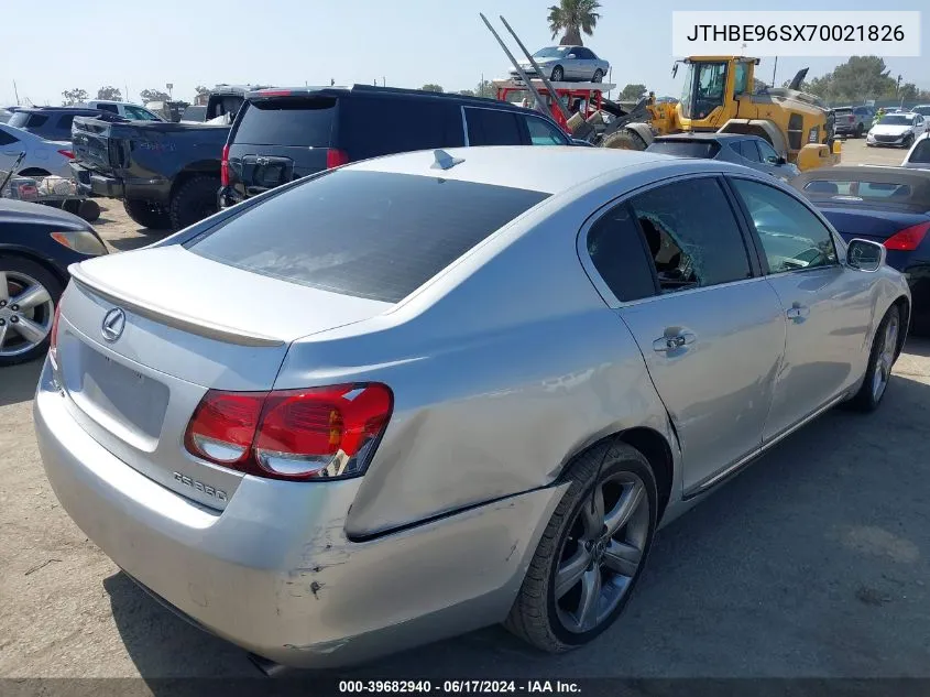 JTHBE96SX70021826 2007 Lexus Gs 350