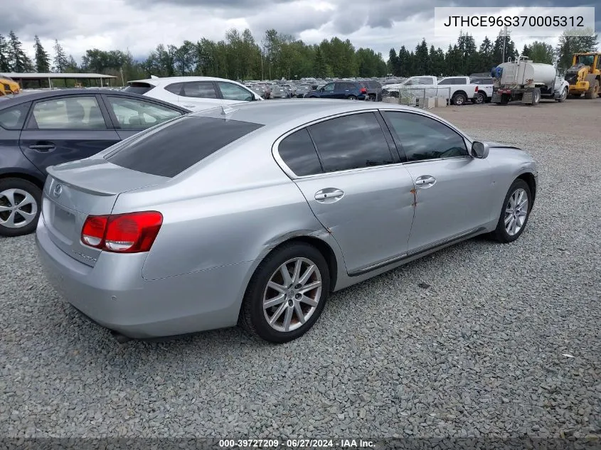 JTHCE96S370005312 2007 Lexus Gs 350