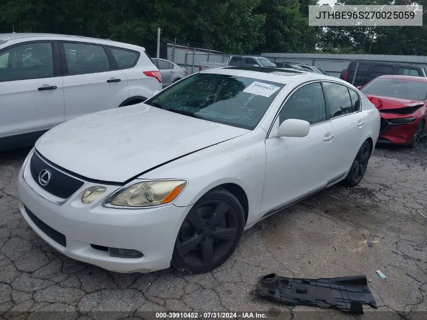 JTHBE96S270025059 2007 Lexus Gs 350