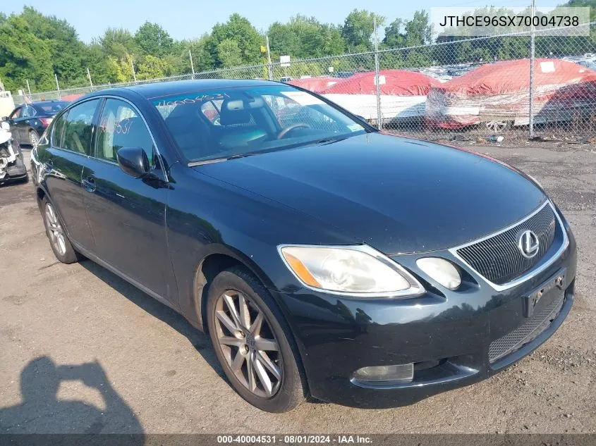 2007 Lexus Gs 350 VIN: JTHCE96SX70004738 Lot: 40004531