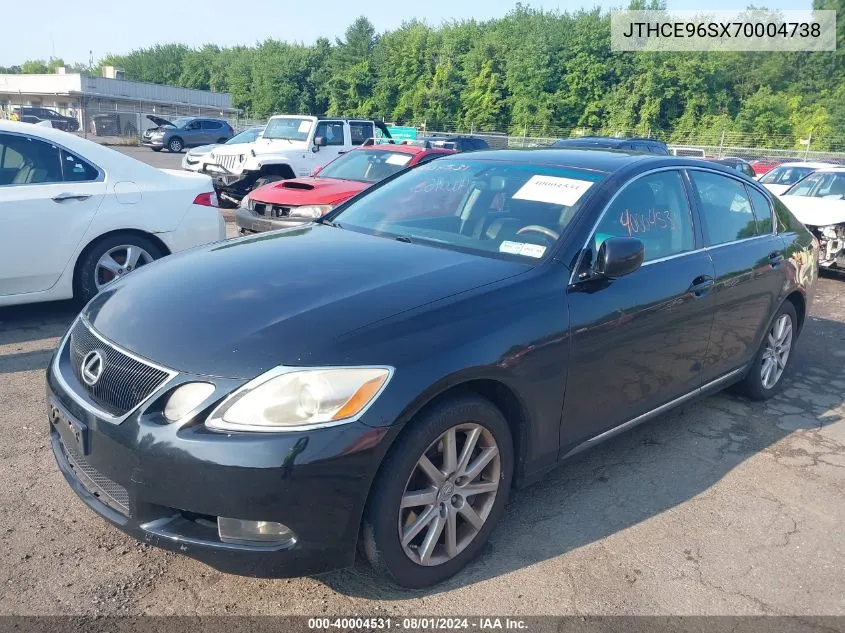 2007 Lexus Gs 350 VIN: JTHCE96SX70004738 Lot: 40004531