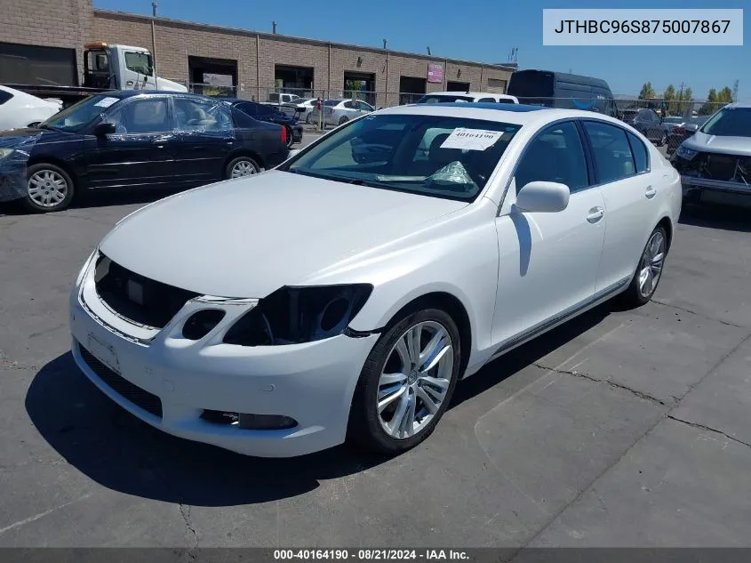 JTHBC96S875007867 2007 Lexus Gs 450H