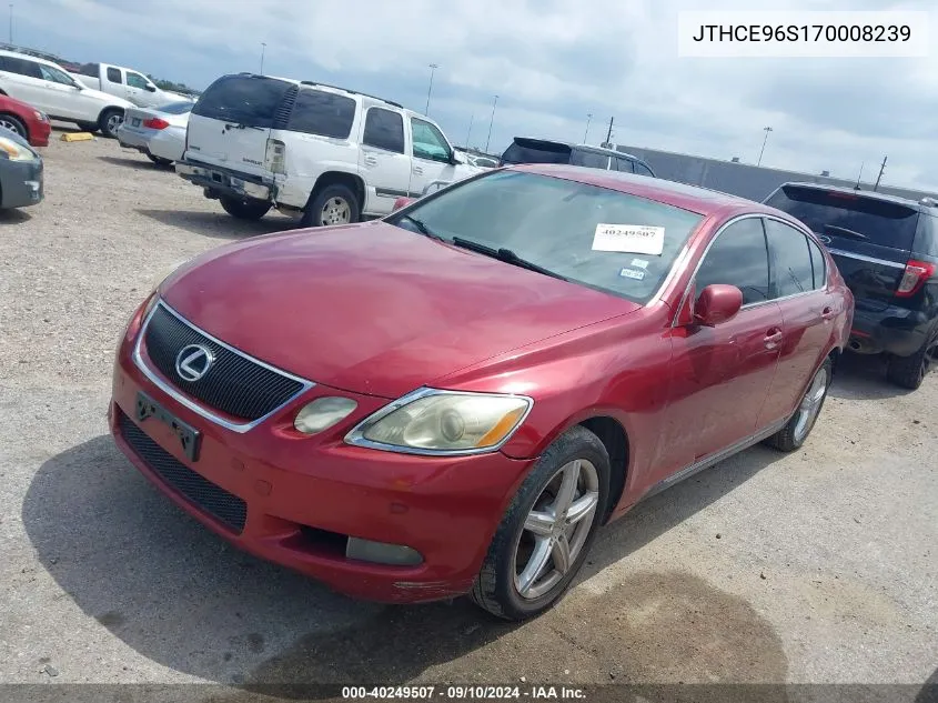 2007 Lexus Gs 350 VIN: JTHCE96S170008239 Lot: 40249507