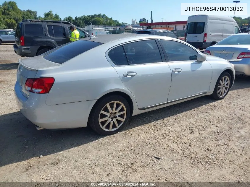 2007 Lexus Gs 350 VIN: JTHCE96S470013032 Lot: 40269494