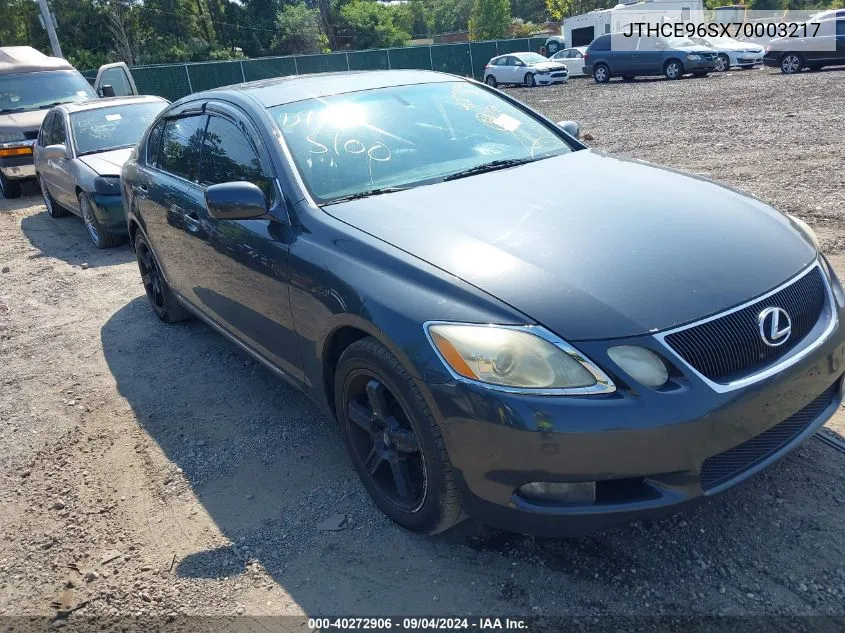 2007 Lexus Gs 350 VIN: JTHCE96SX70003217 Lot: 40272906