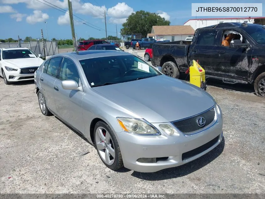 2007 Lexus Gs 350 VIN: JTHBE96S870012770 Lot: 40278793