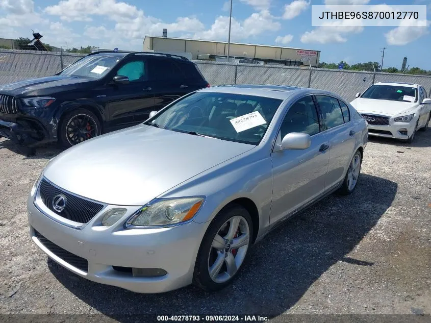 2007 Lexus Gs 350 VIN: JTHBE96S870012770 Lot: 40278793