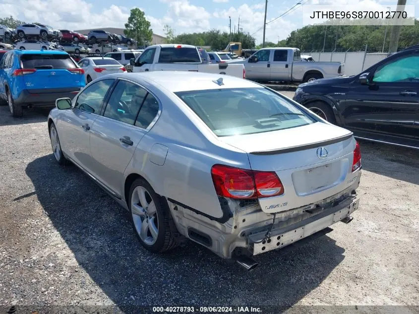 2007 Lexus Gs 350 VIN: JTHBE96S870012770 Lot: 40278793