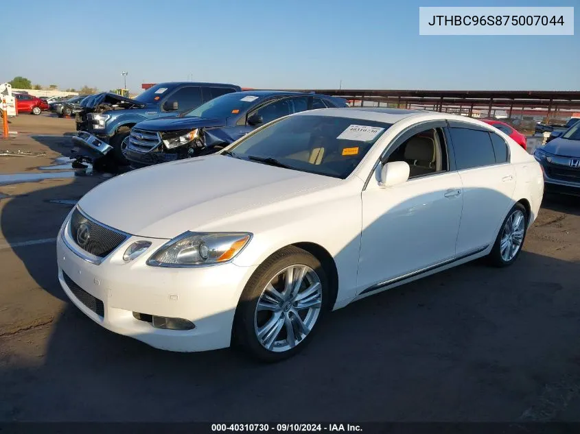 JTHBC96S875007044 2007 Lexus Gs 450H