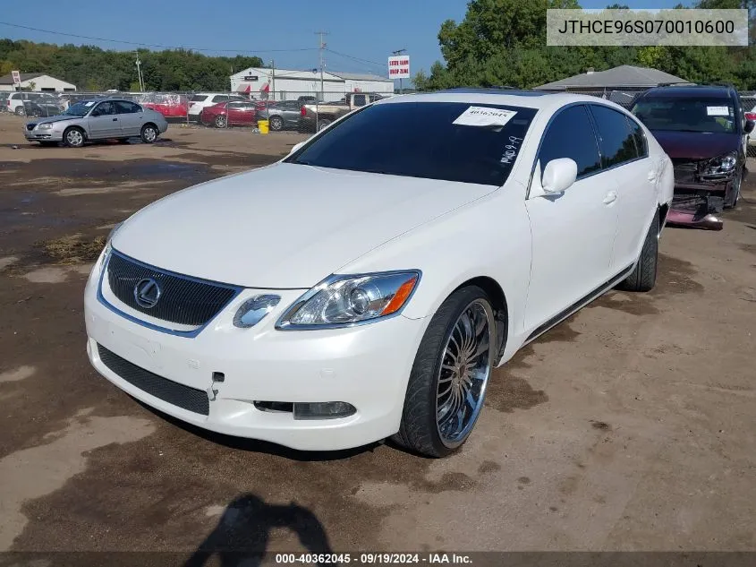 JTHCE96S070010600 2007 Lexus Gs 350