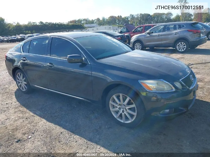 JTHCE96S170012551 2007 Lexus Gs 350