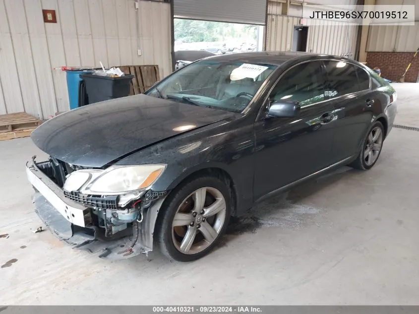 2007 Lexus Gs 350 VIN: JTHBE96SX70019512 Lot: 40410321