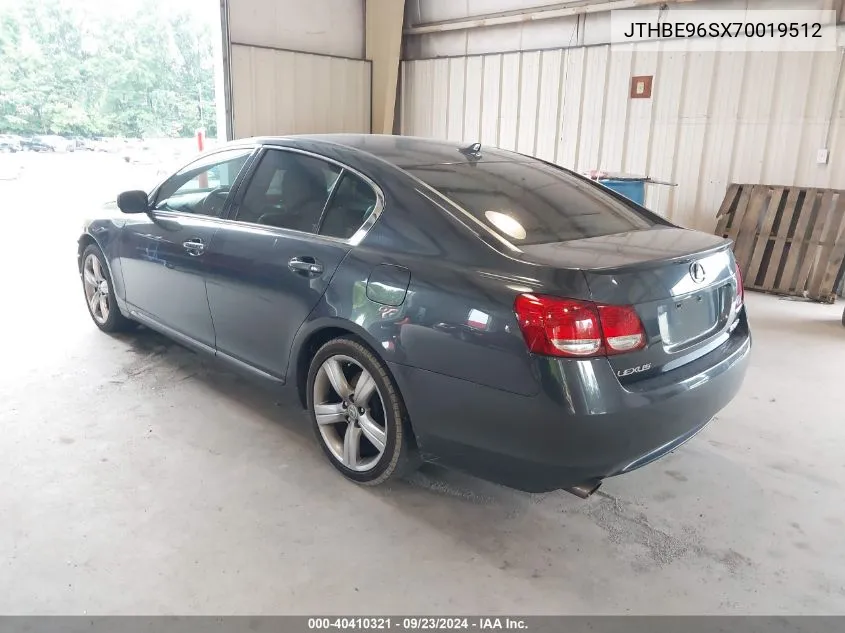 2007 Lexus Gs 350 VIN: JTHBE96SX70019512 Lot: 40410321