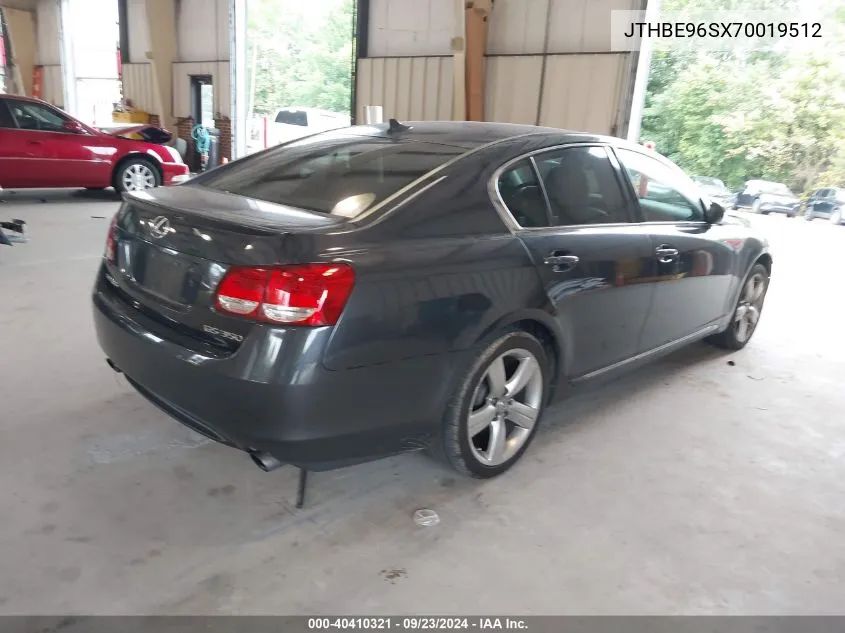 JTHBE96SX70019512 2007 Lexus Gs 350