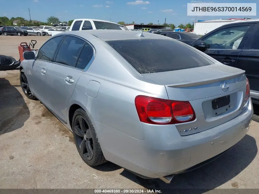 2007 Lexus Gs 350 VIN: JTHBE96S370014569 Lot: 40469380