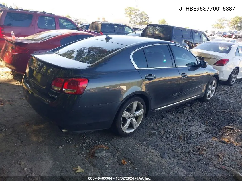 JTHBE96S770016387 2007 Lexus Gs 350