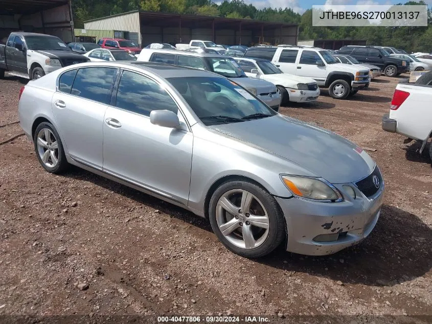 JTHBE96S270013137 2007 Lexus Gs 350