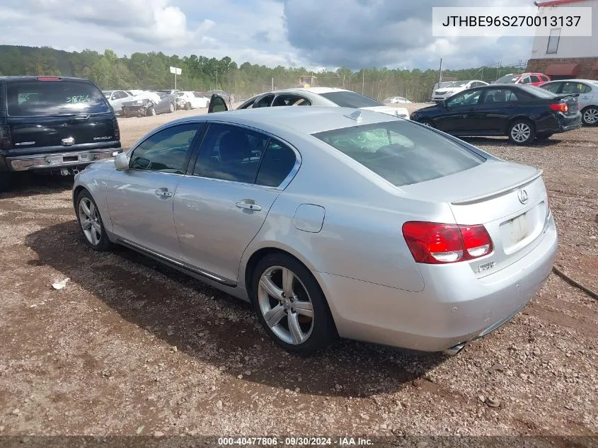 JTHBE96S270013137 2007 Lexus Gs 350