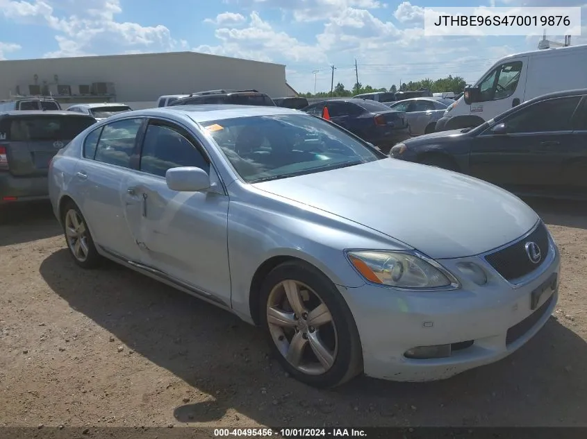 2007 Lexus Gs 350 VIN: JTHBE96S470019876 Lot: 40495456