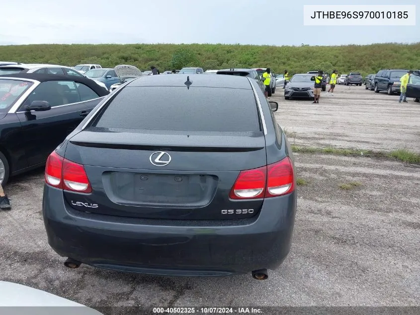 2007 Lexus Gs 350 VIN: JTHBE96S970010185 Lot: 40502325