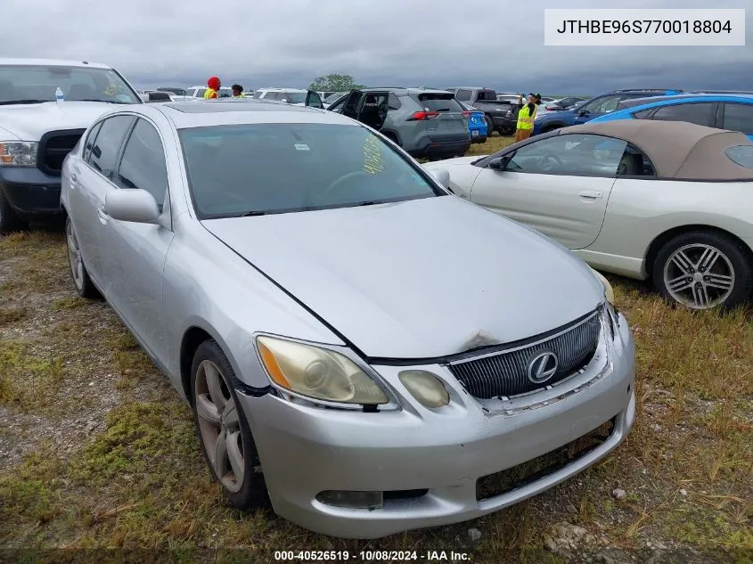 2007 Lexus Gs 350 VIN: JTHBE96S770018804 Lot: 40526519