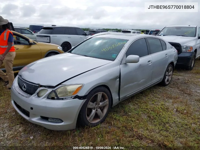 2007 Lexus Gs 350 VIN: JTHBE96S770018804 Lot: 40526519