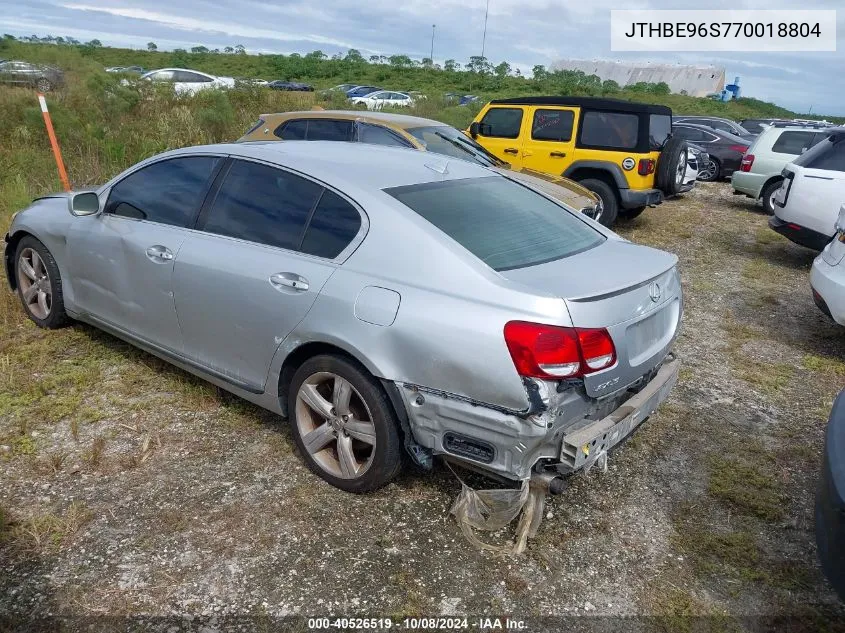 2007 Lexus Gs 350 VIN: JTHBE96S770018804 Lot: 40526519