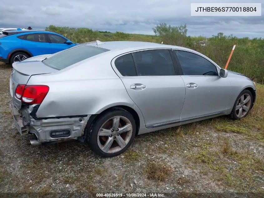 2007 Lexus Gs 350 VIN: JTHBE96S770018804 Lot: 40526519