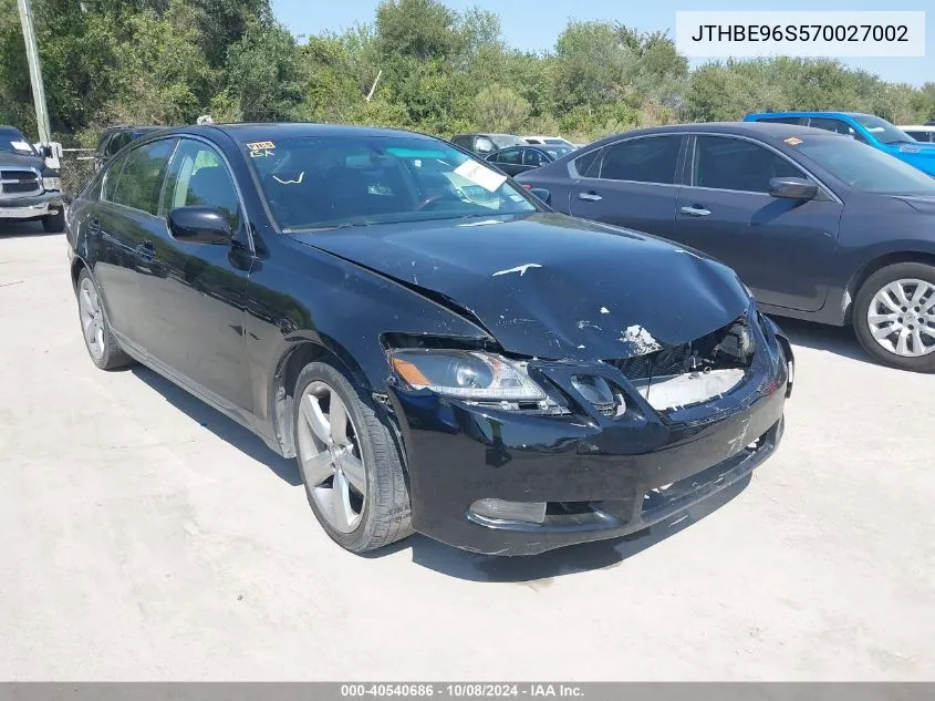 2007 Lexus Gs 350 VIN: JTHBE96S570027002 Lot: 40540686